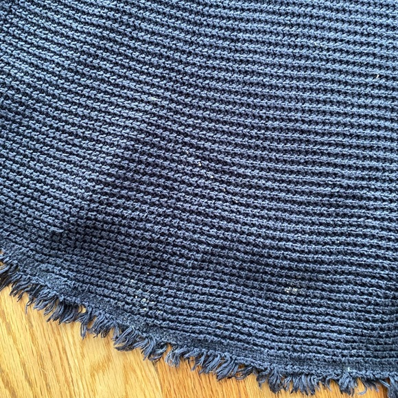 FreePeople Open Shoulder Over Sized Fringe Sweater - Picture 5 of 6